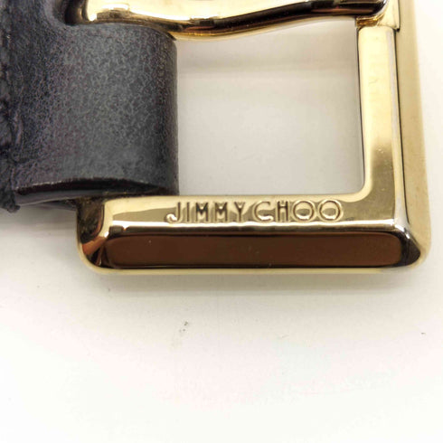 ジミーチュウ JIMMY CHOO スタッズレザーベルト レディース