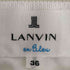 ランバンオンブルー LANVIN en Bleu 比翼長袖シャツ レディース 36