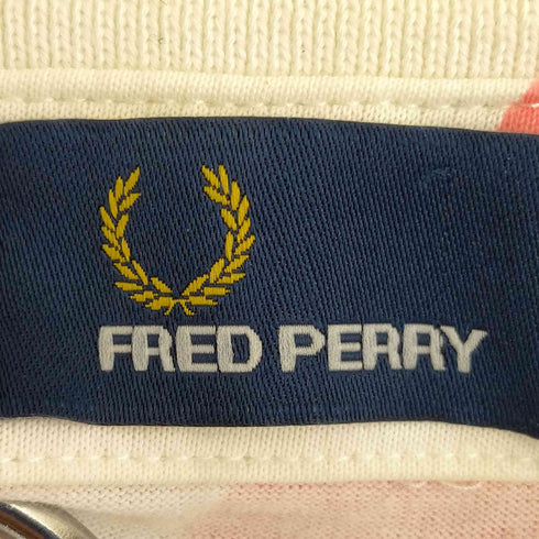 フレッドペリー FRED PERRY ワンポイント刺繍 ドット柄 ポロシャツ 水玉 レディース JPN:S