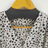 グレイル GRL パワショルVネックダルメシアン柄ブラウス レディース import:L