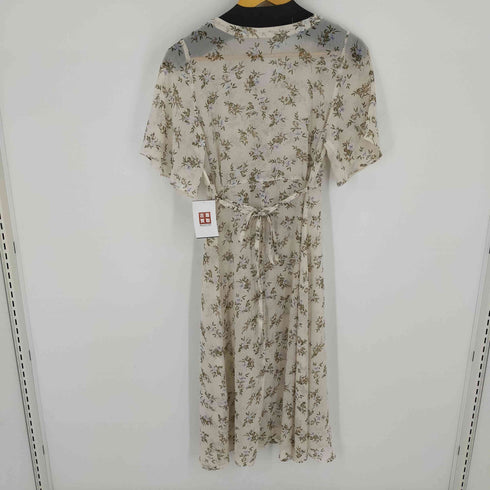 イング INGNI 花 総柄シアーワンピース 透け レディース import:M