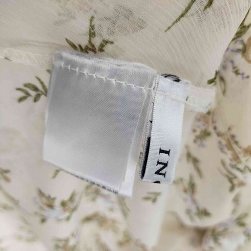 イング INGNI 花 総柄シアーワンピース 透け レディース import:M