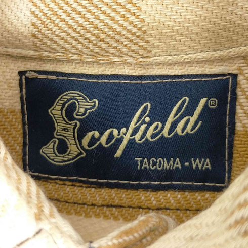 SCOFIELD TACOMA-WA チェック柄 ネルシャツ リメイクシャツ メンズ