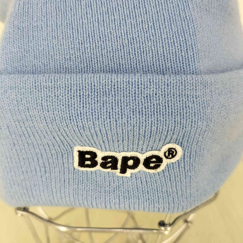 アベイシングエイプ BAPE by A BATHING APE Patch Knit Beanie ニットキャップ ビーニー メンズ FREE