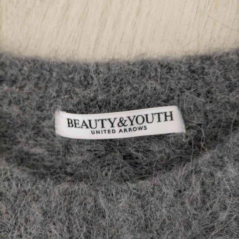 ビューティーアンドユースユナイテッドアローズ BEAUTY & YOUTH UNITED ARROWS アルパカブレンド ファークルーネックニットプルオーバー レディース