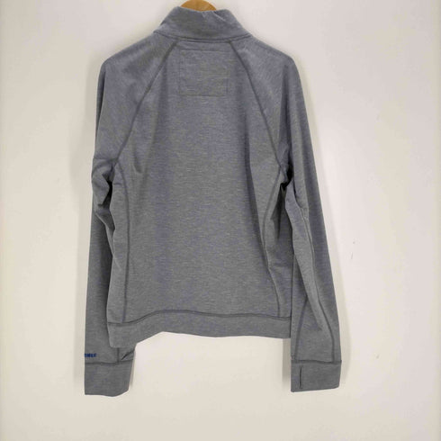 アバクロンビーアンドフィッチ Abercrombie & Fitch 刺繍ロゴ ハーフジップ スウェット メンズ import:M