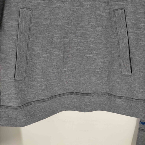 アバクロンビーアンドフィッチ Abercrombie & Fitch 刺繍ロゴ ハーフジップ スウェット メンズ import:M