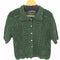 ザラ ZARA 編込みメッシュニットシャツ レディース import:L