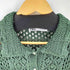 ザラ ZARA 編込みメッシュニットシャツ レディース import:L