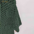 ザラ ZARA 編込みメッシュニットシャツ レディース import:L