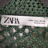 ザラ ZARA 編込みメッシュニットシャツ レディース import:L
