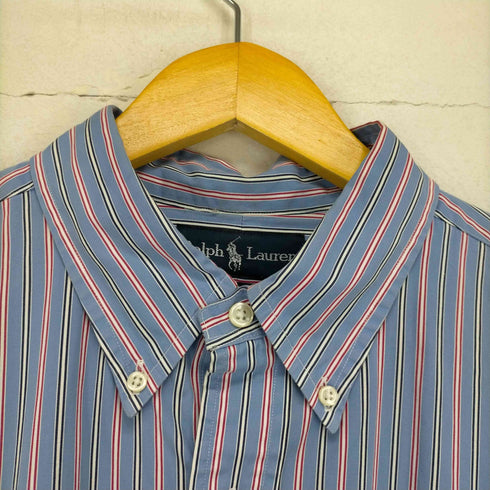ラルフローレン RALPH LAUREN CLASSIC FIT ストライプボタンダウンシャツ メンズ 17 1/2