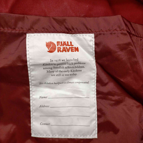フェールラーベンカンケン FJALLRAVEN KANKEN 16L ディパック バックパック レディース 16L