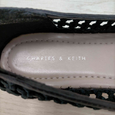 チャールズキース CHARLES & KEITH ウーブン エスパドリーユフラット レディース EUR:35