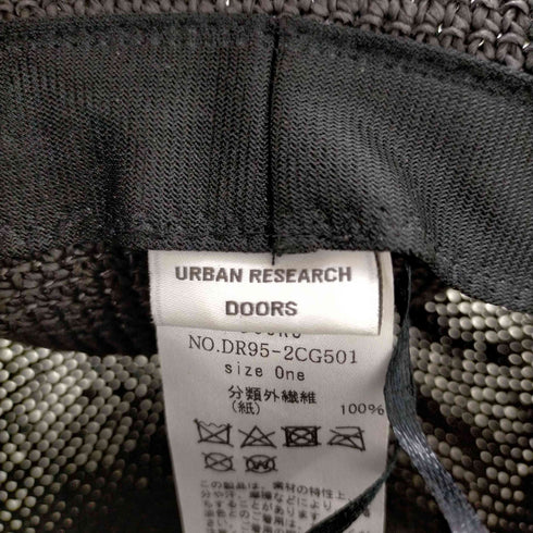 アーバンリサーチドアーズ URBAN RESEARCH DOORS 細編みペーパーハット レディース ONE SIZE
