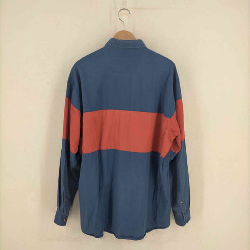ノーティカ NAUTICA 台湾製 バイカラーBDシャツ メンズ import:L