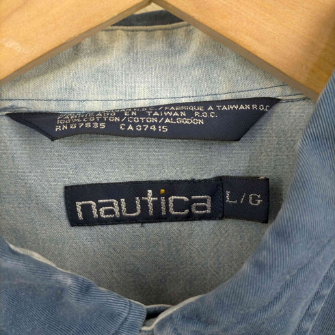 ノーティカ NAUTICA 台湾製 バイカラーBDシャツ メンズ import:L