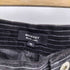 バーバリーブラックレーベル BURBERRY BLACK LABEL ベロア ストライプ ボタンフライ ストレート パンツ メンズ 79