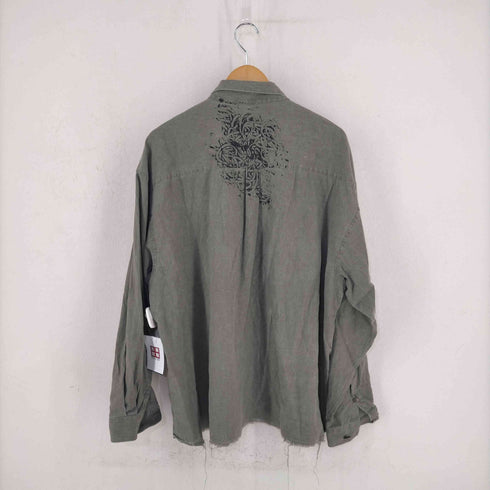 ランドハウス LANDHAUS チロリアンシャツ バックプリント メンズ import:XL