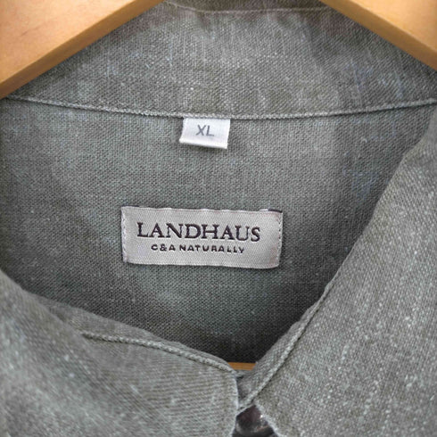 ランドハウス LANDHAUS チロリアンシャツ バックプリント メンズ import:XL