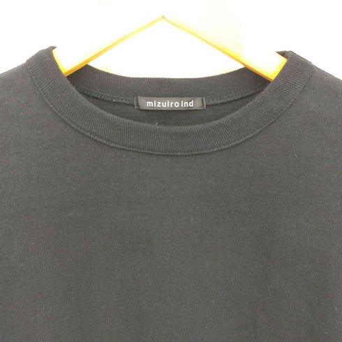 ミズイロインド mizuiro ind ロングスリーブ クルーネックTシャツ レディース