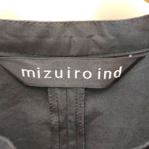 ミズイロインド mizuiro ind 24SSハンドカラー コクーンシャツ レディース