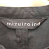 ミズイロインド mizuiro ind 24SSハンドカラー コクーンシャツ レディース
