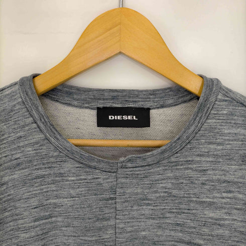 ディーゼル DIESEL 裾ロゴ クルーネックスウェット メンズ import:M