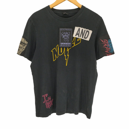 ディーゼル DIESEL 刺繍 ワッペン プリント半袖Tシャツ メンズ import:S