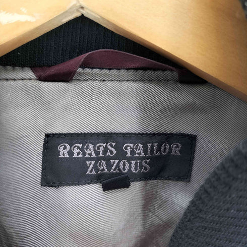 リーツテイラーザズー REATS TAILOR ZAZOUS ダブルジップ コットン ブルゾン ジャケット メンズ US:36