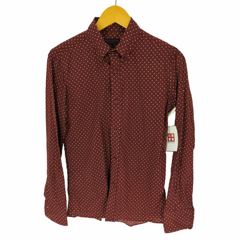 リーツテイラーザズー REATS TAILOR ZAZOUS ポルカドット ボタンダウン L/S シャツ メンズ UK:36