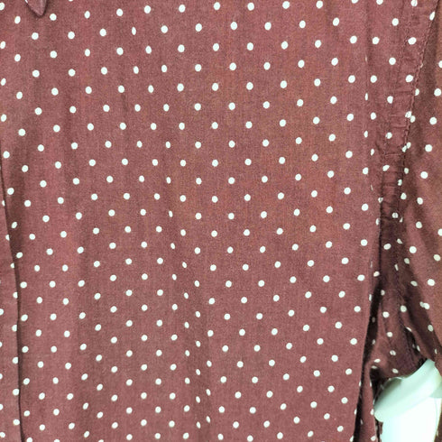 リーツテイラーザズー REATS TAILOR ZAZOUS ポルカドット ボタンダウン L/S シャツ メンズ UK:36