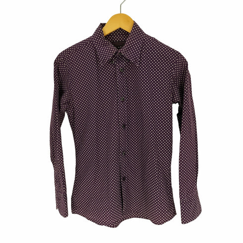 リーツテイラーザズー REATS TAILOR ZAZOUS ピンドット ボタンダウン L/S シャツ メンズ UK:36