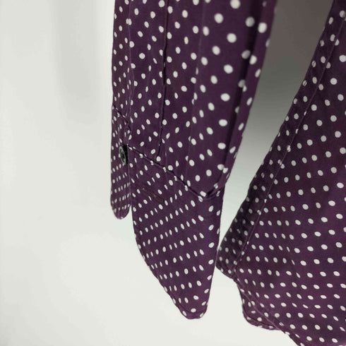 リーツテイラーザズー REATS TAILOR ZAZOUS ピンドット ボタンダウン L/S シャツ メンズ UK:36