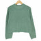 グリーンレーベルリラクシング GREEN LABEL RELAXING ミックス カラー アゼ クルーネック プルオーバー ニット レディース FREE