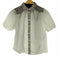 ザラ ZARA White Texture Tweed Blouse Top Shirt レディース US M