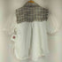 ザラ ZARA White Texture Tweed Blouse Top Shirt レディース US M