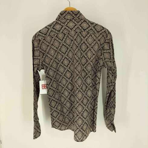 リーツテイラーザズー REATS TAILOR ZAZOUS 幾何学模様 ワイドカラー L/S シャツ メンズ UK:36