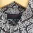 リーツテイラーザズー REATS TAILOR ZAZOUS 幾何学模様 ワイドカラー L/S シャツ メンズ UK:36
