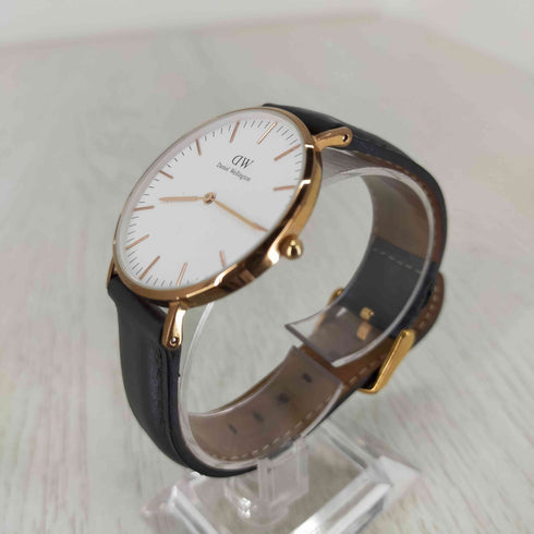 Kapten & Son キャプテン&サン 36MM CAMPINA WATER RESISTANT 黒盤レザー 腕時計 レディース