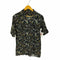 リーツテイラーザズー REATS TAILOR ZAZOUS リーフ柄 オープンカラー ダブルポケット S/S レーヨン シャツ メンズ US:38