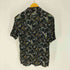 リーツテイラーザズー REATS TAILOR ZAZOUS リーフ柄 オープンカラー ダブルポケット S/S レーヨン シャツ メンズ US:38