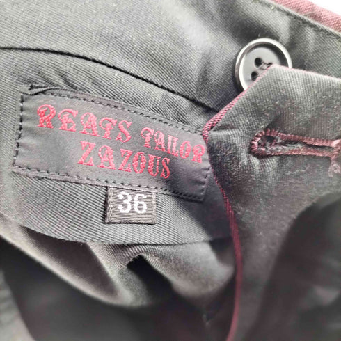 リーツテイラーザズー REATS TAILOR ZAZOUS ノータック スラックス パンツ メンズ 36
