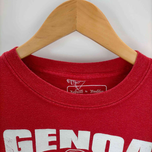 リビルドバイニードルズ rebuild by needles 再構築 クルーネックTシャツ メンズ ONE SIZE