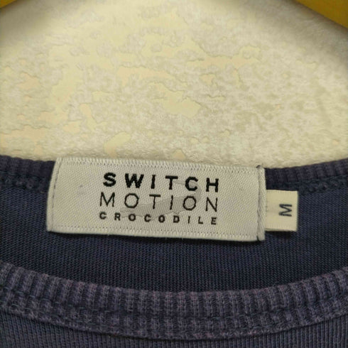 クロコダイル crocodile SWITCH MOTION CROCODILE フロントプリントTシャツ レディース JPN:M
