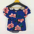 バナナリパブリック BANANA REPUBLIC フリルスリーブ 花柄キャミトップシャツ 総柄 レディース import:XS