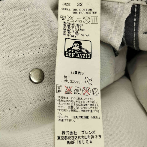 ベンデイビス BEN DAVIS 90-2000s USA製 FRISCO PANTS フリスコパンツ メンズ 32