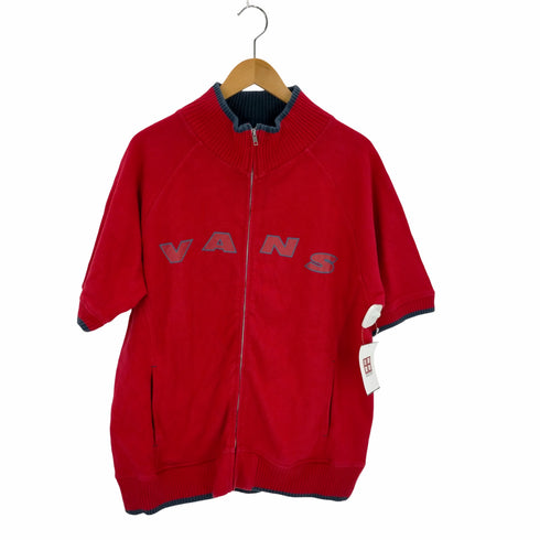 バンズ VANS スウェット 半袖ジップアップジャケット メンズ JPN:M