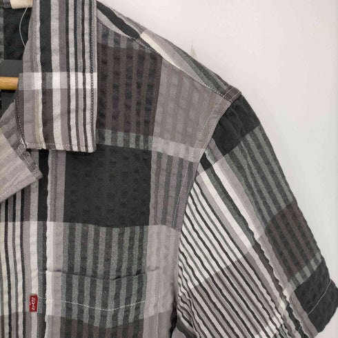 リーバイス Levis RELAXED 開襟 コットン 総柄シャツ メンズ import:S
