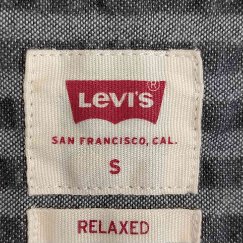 リーバイス Levis RELAXED 開襟 コットン 総柄シャツ メンズ import:S